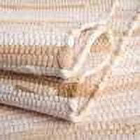 Unique Loom Chindi Cotton Collection Area Rug - Striped (2' x 6' Runner Beige/Ivory)