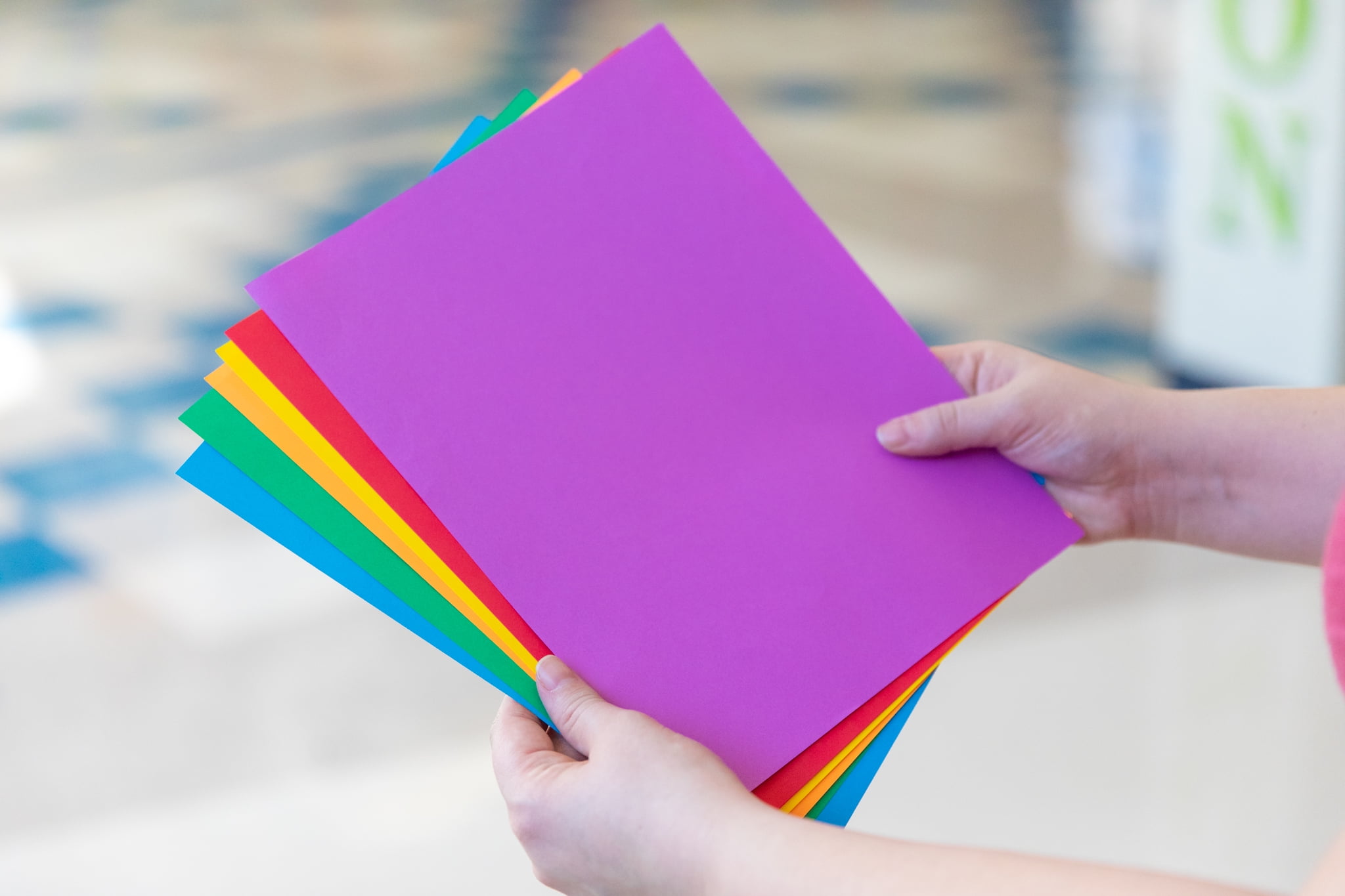 Astrobrights Colored Paper, 8.5 x 11, 24 lb/90 gsm, Playful 6-Color  Assortment, 120 Sheets (91022)