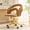 Brown, variant on HICOMILA Velvet Bubble Swivel Vanity Chair, Height Adjustable Rolling Accent Chair with Gold Base for Bedroom & Home Office
