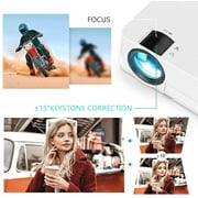 VANKYO Leisure 470 Mini Projector with Synchronize Smart Phone Screen, Full HD 1080P Supported and 250’’ Display, 4000 Lux WiFi Portable Projector Compatible with TV Stick, PS4, HDMI, VGA, TF, AV, USB