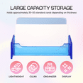 thumbnail image 3 of Blue Beauticom Clear Acrylic Business Card Holder - Style #3 - 12 Pieces, 3 of 10