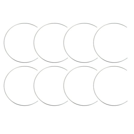 8pcs Metal Dreamcatcher Half Frame, 12-Inch Macrame Rings For Diy Wreath Making And Home Decor