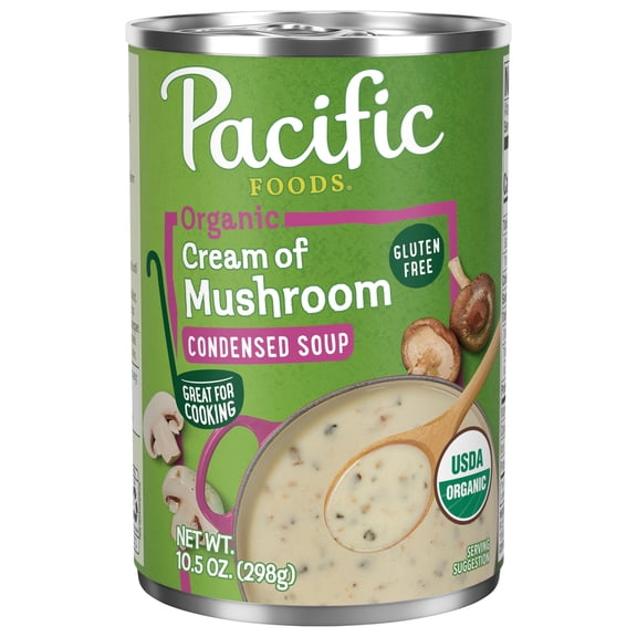 Pacific Foods Organic Cream of Mushroom Soup, 10.5 oz Can