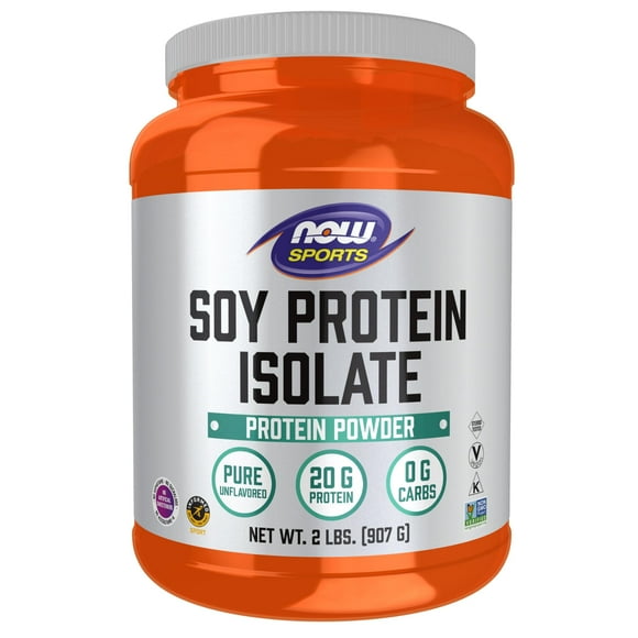 Proteína en polvo NOW Foods Proteína aislada de soja, 20 g, 2 libras