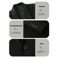 thumbnail image 3 of Beauty-Emily Men's Slim Fit Shawl Collar Tuxedo 4-Piece Suit Set, Includes Suit Jacket, Vest, Dress Pants & Necktie, Formal Outfit for Wedding, Prom, Business Banquet & Special Occasions, 3 of 5