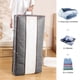 thumbnail image 5 of Bolsa de almacenamiento debajo de la cama, plegable, organizador de ropa debajo de la cama con cremallera duradera y asa para cojines, ropa y mantas, 5 of 8
