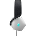 thumbnail image 4 of Alienware AW520H Wired Gaming Headset - Dolby Atmos, Unidirectional, AlienFX 16.8 Million RGB Colors, Microphone Mute, Volume On-Headset Controls, 40mm Hi-Res Certified - Lunar Light, Lunar Light, 4 of 7