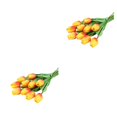 thumbnail image 4 of Flores falsas Bearachild PU Simulación Ramo 10X Decoración Type2 NO2, 4 of 6