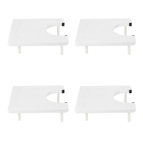 FRCOLOR 4pcs Home Sewing Machine Table Crafting Extension Tool Extension Plate Sewing Machine Part Sewing Machine Extension Table Portable Sewing Table