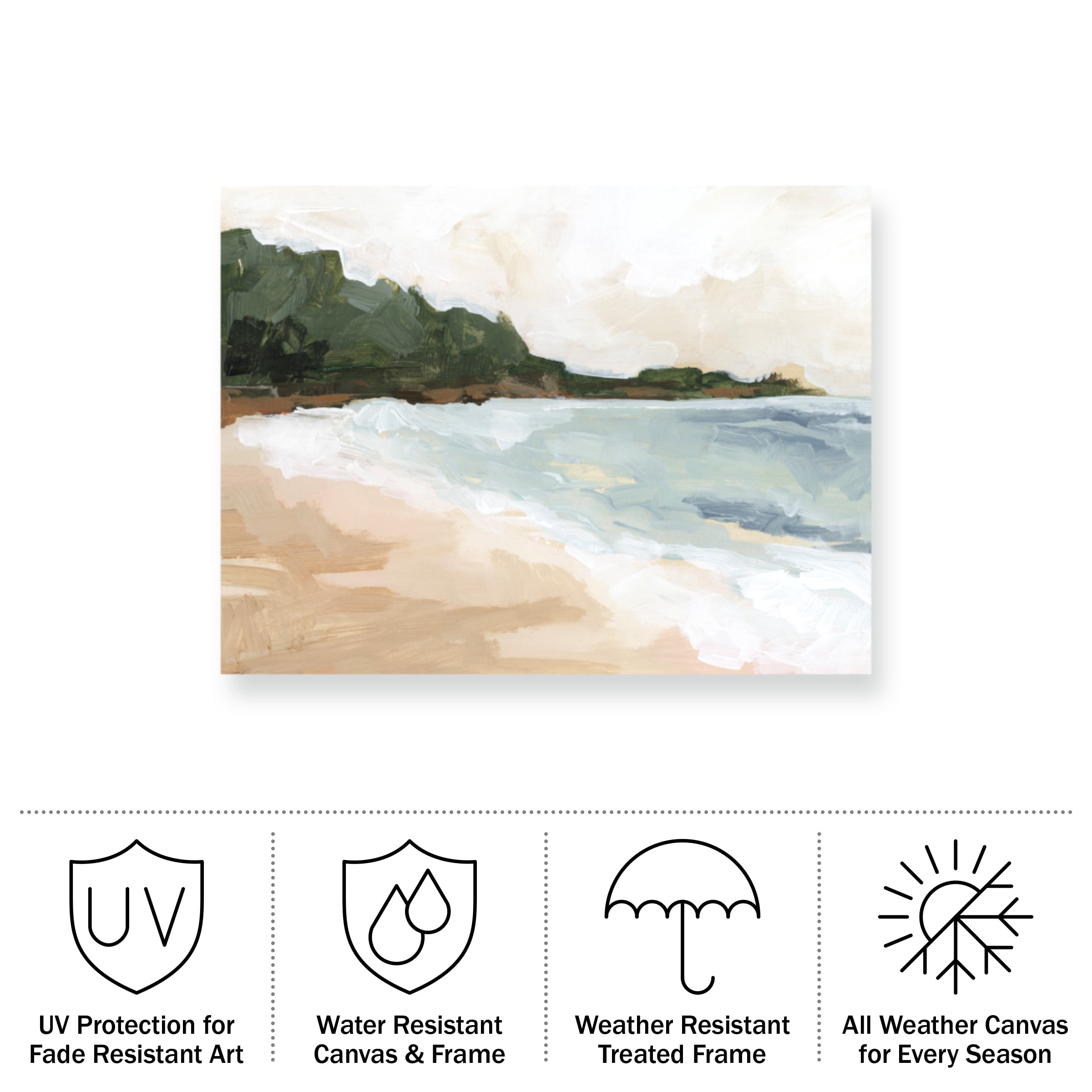 Jennifer Paxton Parker 'Cove Break I' Outdoor All-Weather Wall Decor