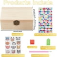 thumbnail image 2 of Paint Your Own Wooden Jewelry Box Animal Diamond Painting Kit Decorate Treasure Box Craft Kit Arts and Crafts Kit, 2 of 7