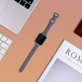 thumbnail image 2 of KOMI Thin Silicone Band Compatible with Apple Watch 41mm 38mm 40mm 45mm 42mm 44mm,Slim Narrow Replacement Sport Strap Wristband for iWatch Series SE 9 8 7 6 5 4 3 2 1 Women Men, Blue Grey, 2 of 8