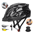 thumbnail image 1 of Casco De Bicicleta Unisex+luz De Bicicleta+2 Gafas+mascara Xtellar Negro M, 1 of 4