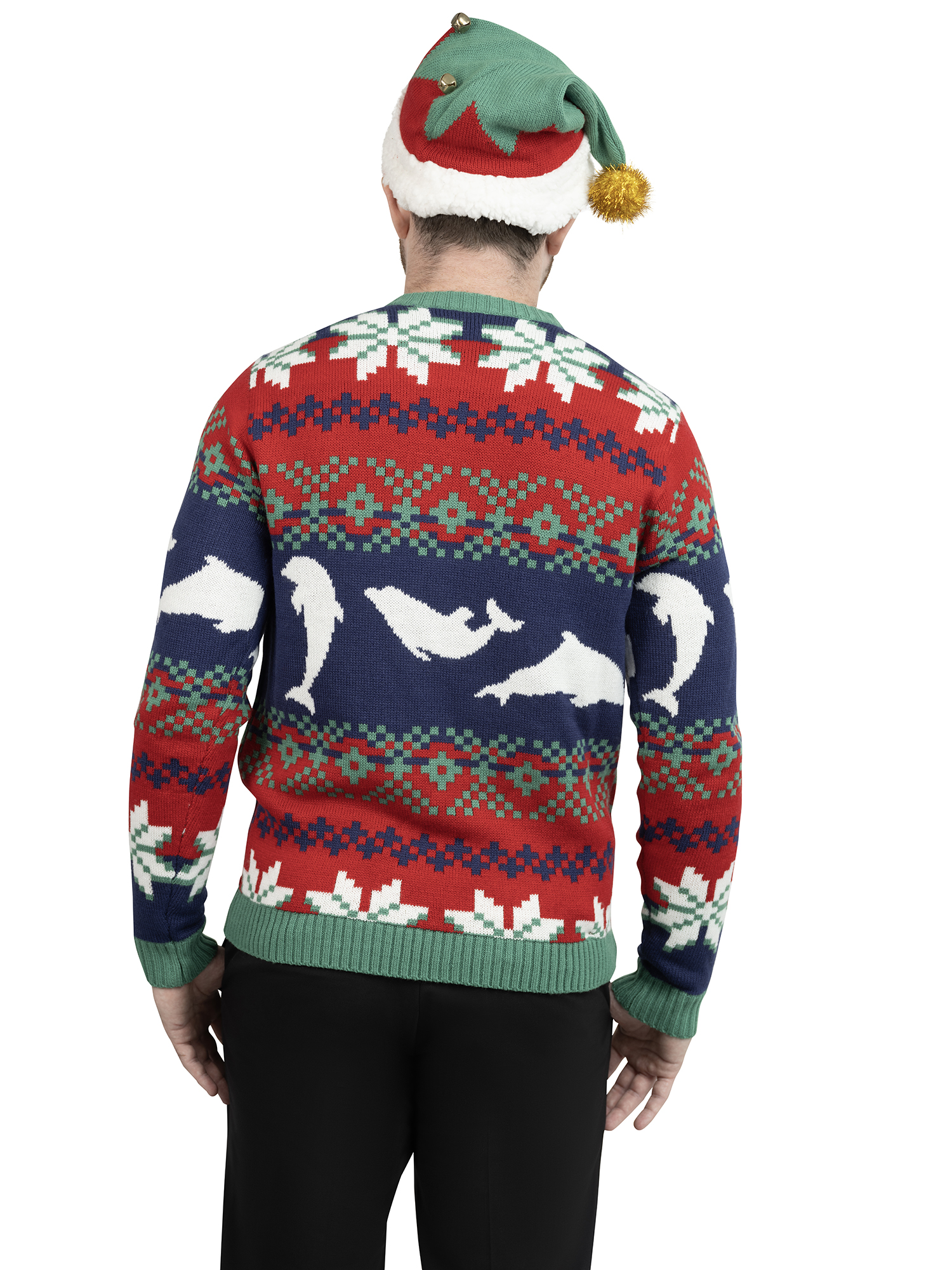 Dolphin christmas sweater outlet