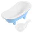 thumbnail image 5 of Zehuanyu 1 Set Snack Bowl Desktop Candy Tray Bathtub Shape Fruit Storage Dish Serving Bowl with Spoon, 5 of 8