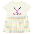 thumbnail image 3 of Inktastic Field Hockey Sticks Girls Baby Dress, 3 of 5