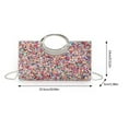 thumbnail image 3 of FENOHREFE All-matching Banquet Bag for Women Girl Wedding Handbag Rhinestones Evening Bag Clutch Purse Chain Strap Shoulder Bag, 3 of 8
