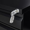 thumbnail image 5 of 3 Drawer Mobile File Cabinet Under Desk Office, 3 Drawer Locking File Cabinet, Fully Assembled Except Casters, Letter/Legal Size (Black), 5 of 14