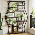 thumbnail image 4 of Tribesigns 70.9 Inch Tall Plant Stand, 11-Tier Staggered Plant Stand for Indoor, Balcony, 4 of 5
