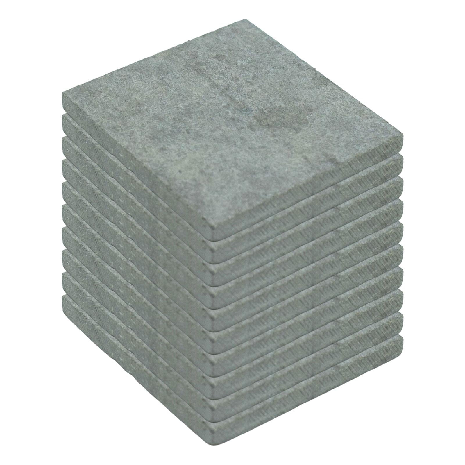 10 Pieces Cement Bricks Hobby Model Kits Cuttable Material for DIY Arts Crafts Building Projects Display