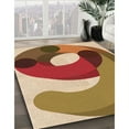 thumbnail image 3 of Ahgly Company Machine Washable Indoor Rectangle Transitional Tomato Red Area Rugs, 5' x 8', 3 of 7