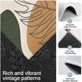 thumbnail image 3 of Brown Boho Line Art Plant Pattern Kitchen Rugs Sets Of 3,Kitchen Runner Rugs Non Skid Washable,Decorative Kitchen Floor Mats for Kitchen,Sink,Laundry,17"x30"+ 17"x47" + 17"x59", 3 of 6