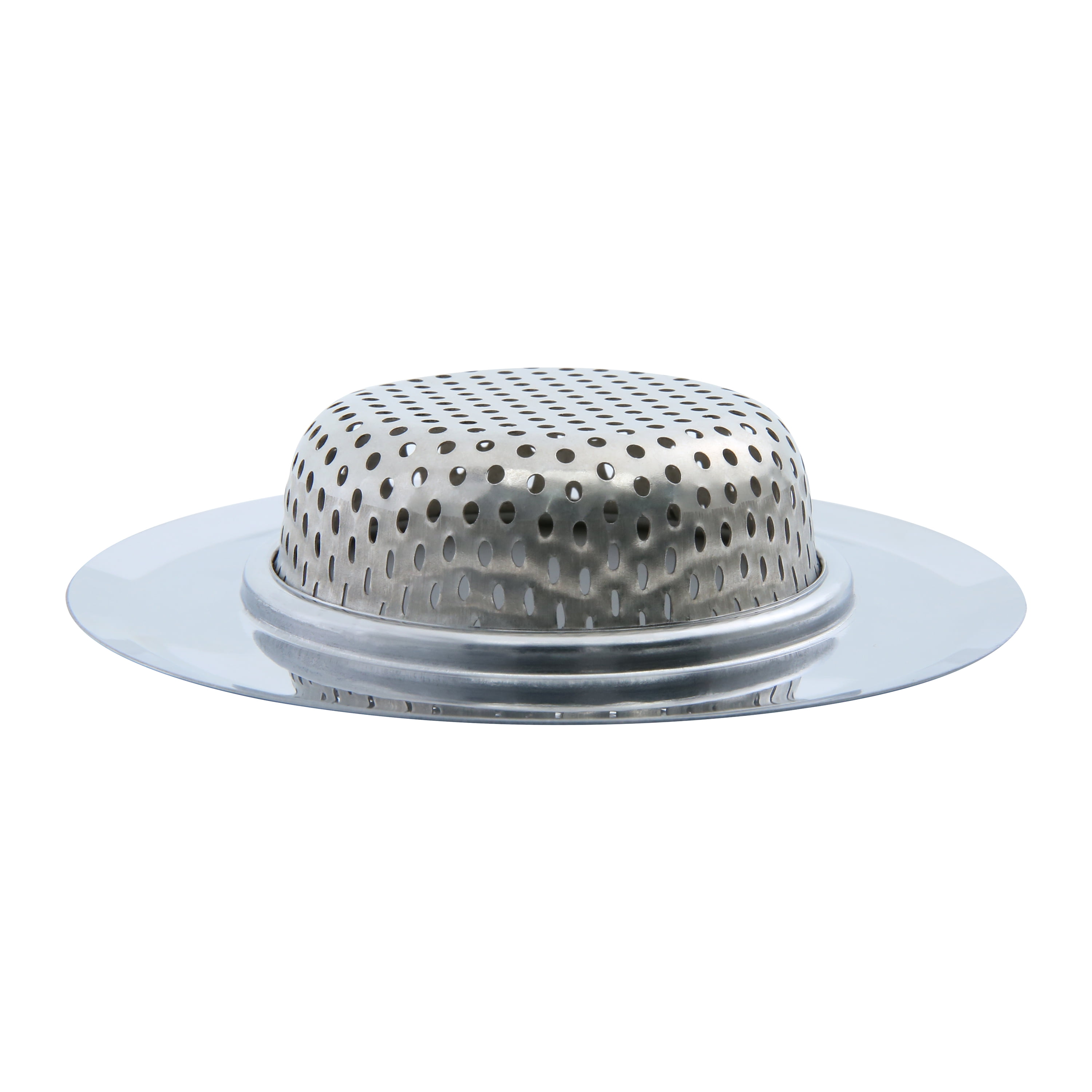 Mainstays Stainless Steel Kitchen Sink Drain Strainer 4.45" - Durable Food Catcher Chrome