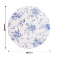 thumbnail image 4 of Balsa Circle 6 Blue Round 13 in Disposable Paper Charger Plates Floral Design Party Events Decorations Supplies, 4 of 8