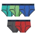 thumbnail image 1 of Trusa Fruit of the Loom Para niño, algodón sustentable, multicolor, 3 piezas, talla G, 1 of 4