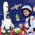 thumbnail image 4 of Set de transbordador espacial de juguete con luces y sonido para niños de 3 a 8 años, 4 of 9