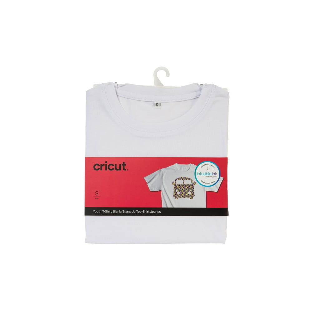 Download Cricut Youth Crew Neck T-Shirt Blank, White - Small - Walmart.com - Walmart.com
