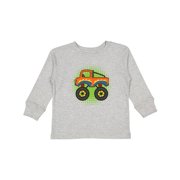 Inktastic Monster Truck for Boys Boys Long Sleeve Toddler T-Shirt