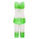 thumbnail image 5 of Conjunto de Verano para las Mujeres Impreso Casual sin Mangas Plisado Superior Y Pantalones Recortados, Cuello Redondo Conjunto de Dos Piezas, 5 of 8