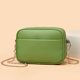 thumbnail image 4 of Bolsos Cruzados Bolso De Viaje Para Mujer, Bandolera Con Correa Ancha A La Moda, Bandolera Sencilla (Verde), 4 of 7