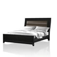 thumbnail image 3 of Furniture of America Malone Faux Leather Headboard, Queen, Black, 3 of 3
