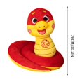 thumbnail image 2 of DAMAI Chinese New Year Snake Plush Animal Toys 2025 Lucky Snake Stuffed Plush Animals Mascot Snake Toys Chinese Zodiac Animals Snake Doll for New Year Home Car Decoration, 2 of 9