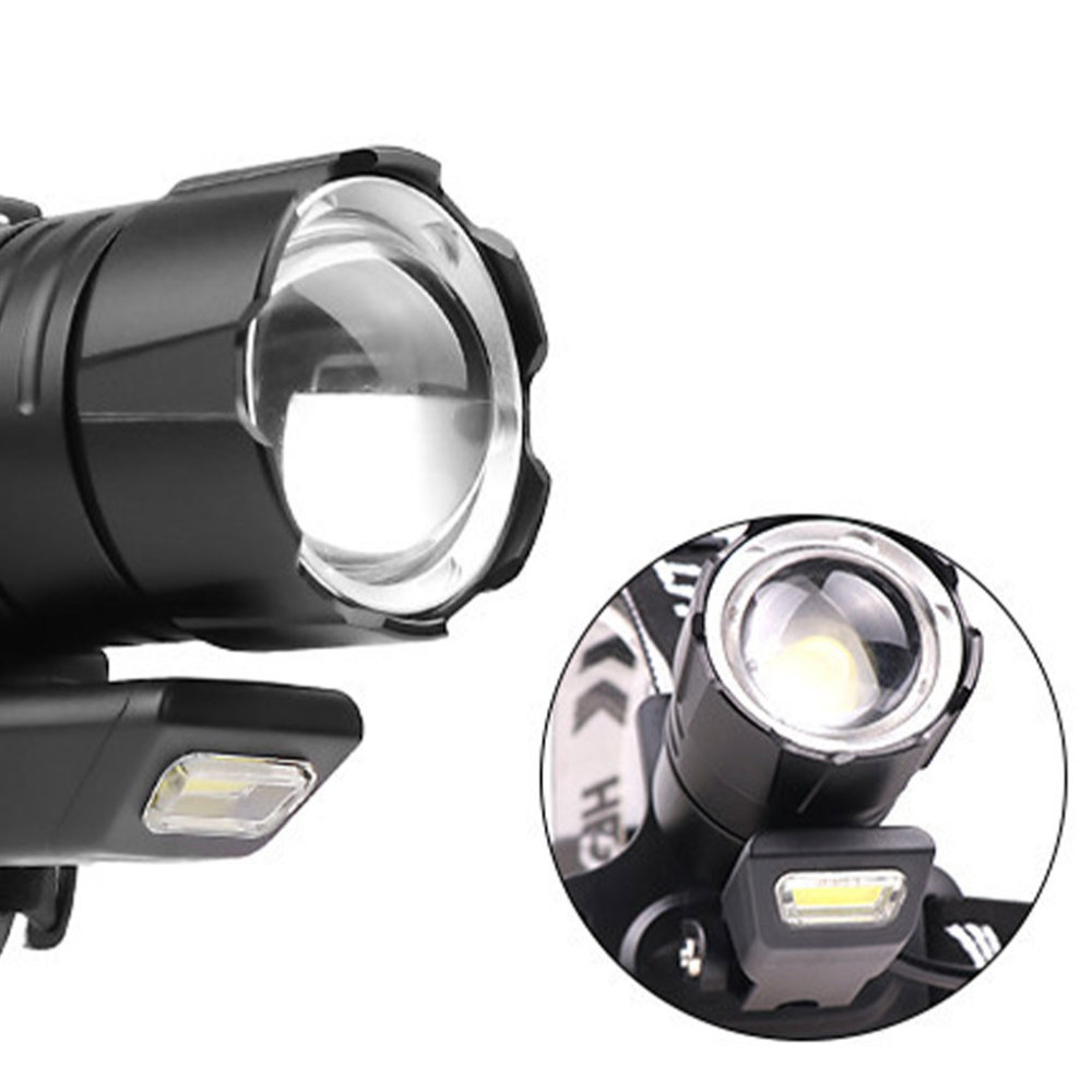 Outdoor Fishing LED Headlamp Lightweight Head-Mounted Light for Outing Cycling Travelling