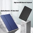 thumbnail image 4 of Fintie Keyboard Case for Samsung Galaxy Tab A9+ Plus 11 inch 2023 Model (SM-X210/X216/X218), Slim Lightweight Stand Cover with Magnetically Detachable Wireless Bluetooth Keyboard, Navy, 4 of 9