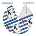 thumbnail image 2 of Lsque Bulldog Friend Print Christmas Tree Skirt, Tree Skirt with Ties or Velcro, Perfect for Holiday Decorations, Halloween, and New Year-48", 2 of 7