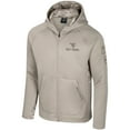 thumbnail image 3 of Men's Colosseum  Oatmeal West Virginia Mountaineers Operation Hat Trick Battalion Raglan Fleece Hoodie, 3 of 4