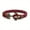 Blue and red rope ancient bronze buckle, variant on 1 piece men's anchor bracelet - Pirate style jewelry with navy and pink rope, gold imitation anchor hook buckle - adjustable cuffs for nautical, gothic or everyday bold hand - men's durable rope