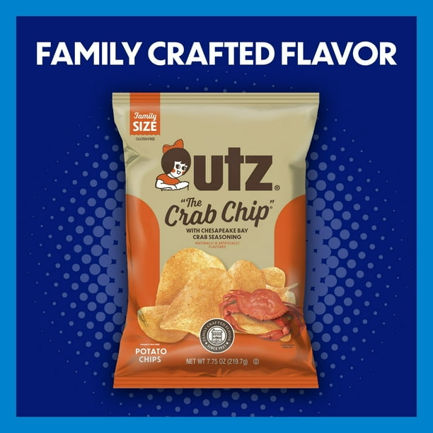 Utz Crab Chips 7.75oz (6) | Chips ahoy for entertainment - Walmart