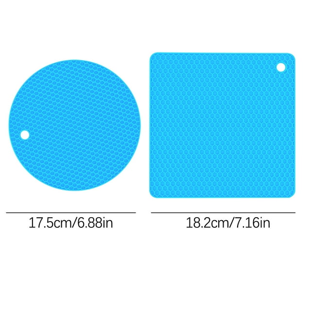 Birdeem Mat Set Silicone Heat Insulation Table Mat Kitchen Pot Scalding Mat Kitchen Mat Casserole Mat Oven Heat Insulation Mat