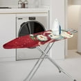 thumbnail image 2 of HELLHERO Ironing Board Cover, Standard Size Heavy Duty Padded Iron Board Covers for Table Top Soft Stain Resistant Covers Elastic Edges Sleeve Ironing Board Snowman, 2 of 5