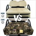 thumbnail image 5 of SEANATIVE Golf Cart Seat Covers Universal Golf Cart Seat Towel Blanket with 4 Front Pockets, Wear-resistant Club Car Accessories Fits for EZGO, Yamaha, Camo Hunting Forest, 5 of 7