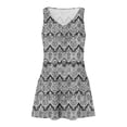 thumbnail image 4 of Ovzne Robes pour Femmes Robe de Plage Robe Décontractée pour Femmes avec Poches Été Boho Robe de Plage Robe T-Shirts Robe Col en V Ample Robes Débardeur Robe pour Femmes Imprimée Liquidation, 4 of 7