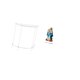 thumbnail image 5 of Mesa Auxiliar De Acrílico Para Espacios Pequeños Con Mesa Auxiliar De 2 Niveles Y Mesita De Noche Delgada Para Baño, Hogar, Sala De Estar, Decoración Con Decoración De Escritorio De, 5 of 8