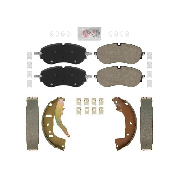 AME Disc Brake Pads with Rear Brake Shoes for Volkswagen ID.4 2021 2022 2023