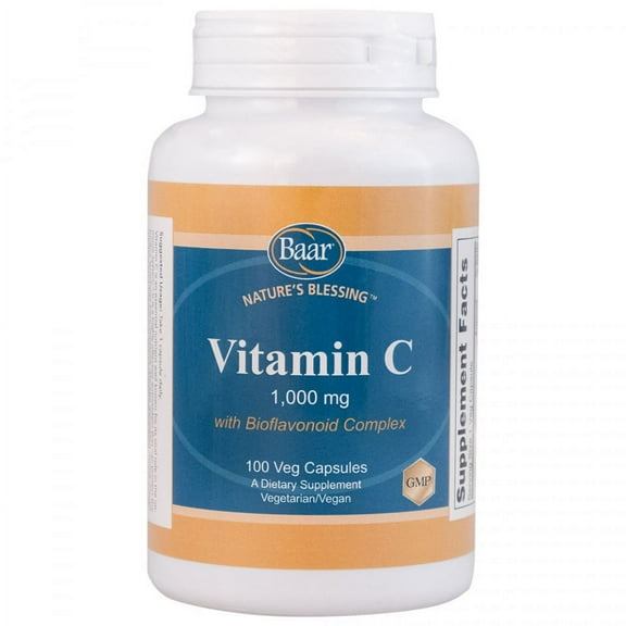 Vitamin C, 1,000 mg, 100 Vegetarian Capsules
