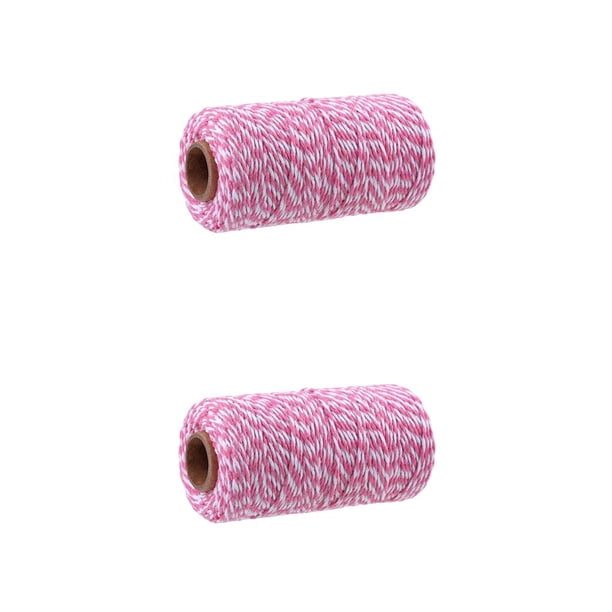 Advancent Cuerda de algodón de 100 metros y 2mm para panaderos, cuerda de algodón para decoración del hogar, regalo de Navidad hecho a mano, embalaje No.06 2piezas Advancent CBP144101